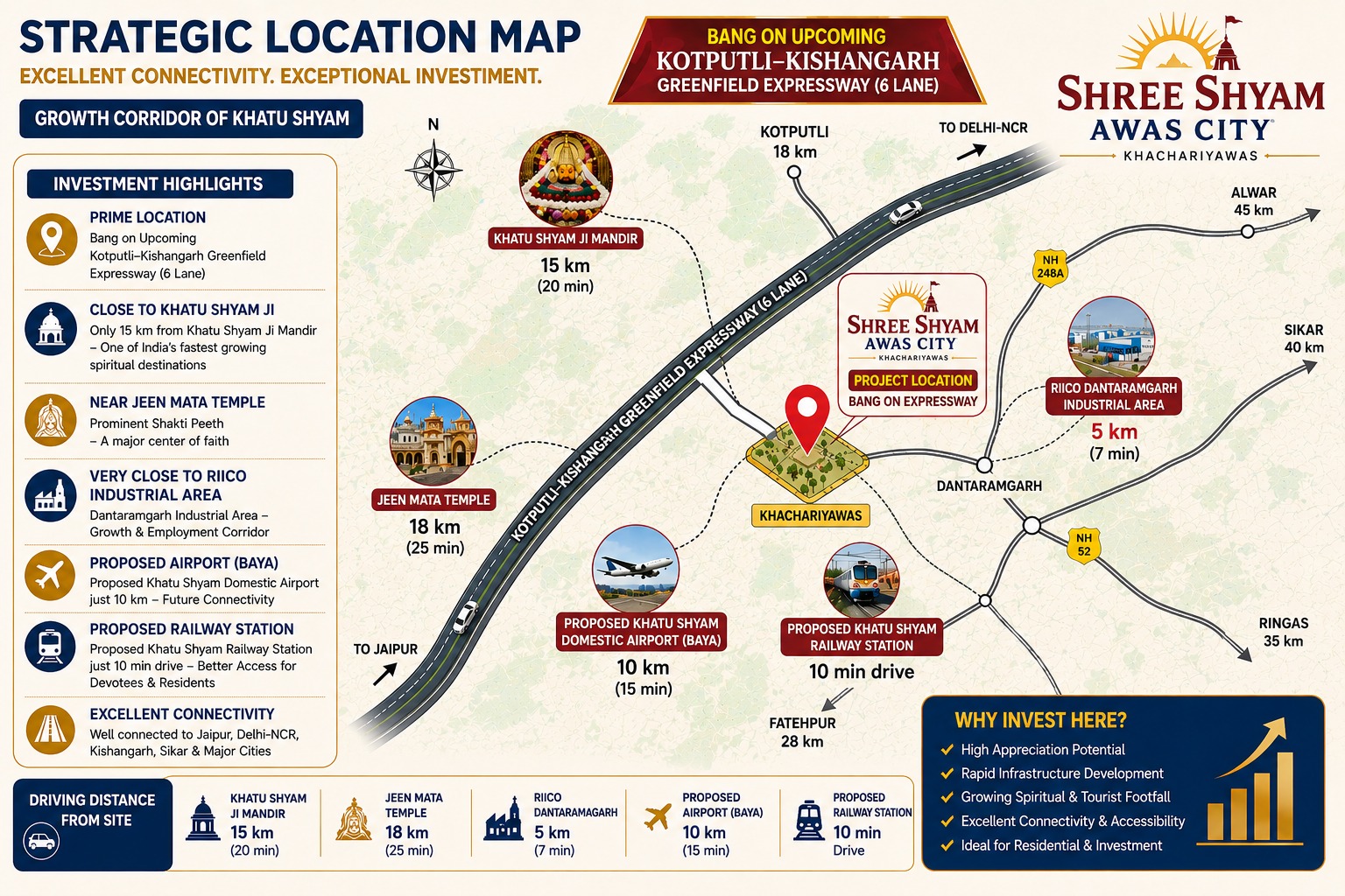 Strategic location map